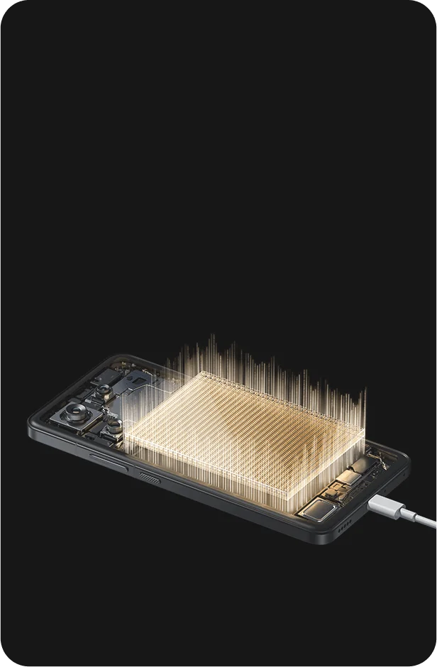 HyperCharge de 120 W con cable y 50 W sin cable*